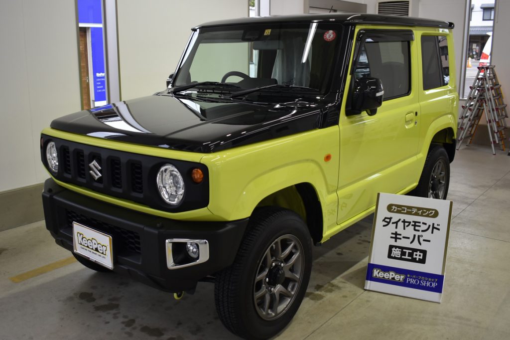 新車にダイヤモンドキーパー施工で異次元の艶がキレイ ダイヤモンドキーパー ブログ お客様の声 和歌山県のカーコーティングと洗車の専門店 キーパープロショップ財部