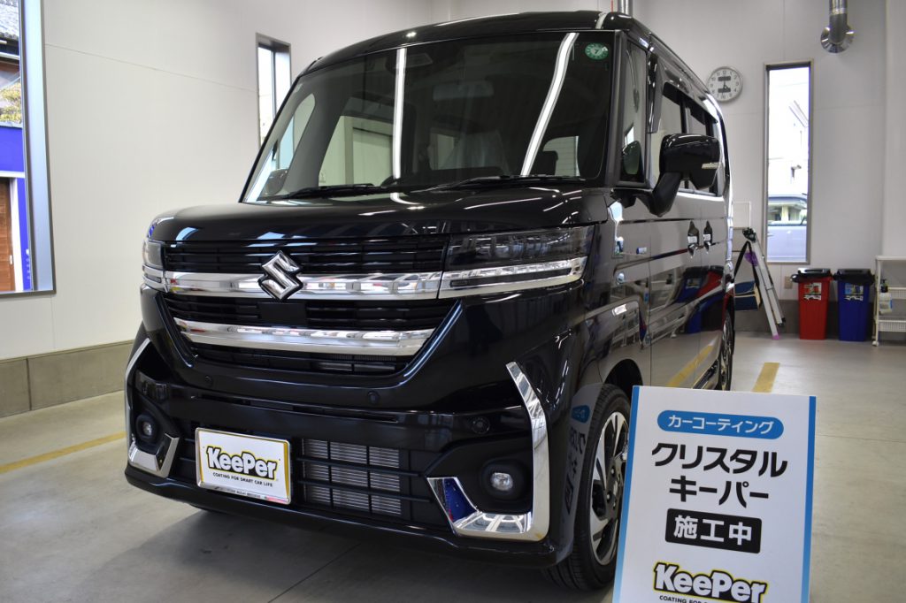 新車にクリスタルキーパーで、ものすごくキレイになってツヤが全然違う 新車にクリスタルキーパーで、ものすごくキレイになってツヤが全然違う